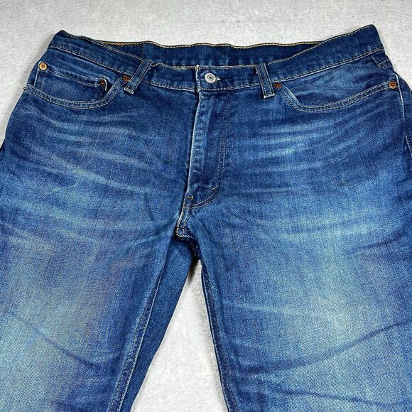Levis 541 Jeans Mens 36 Blue Denim Tapered Leg Athletic Fit Stretch Pockets - Picture 2 of 15